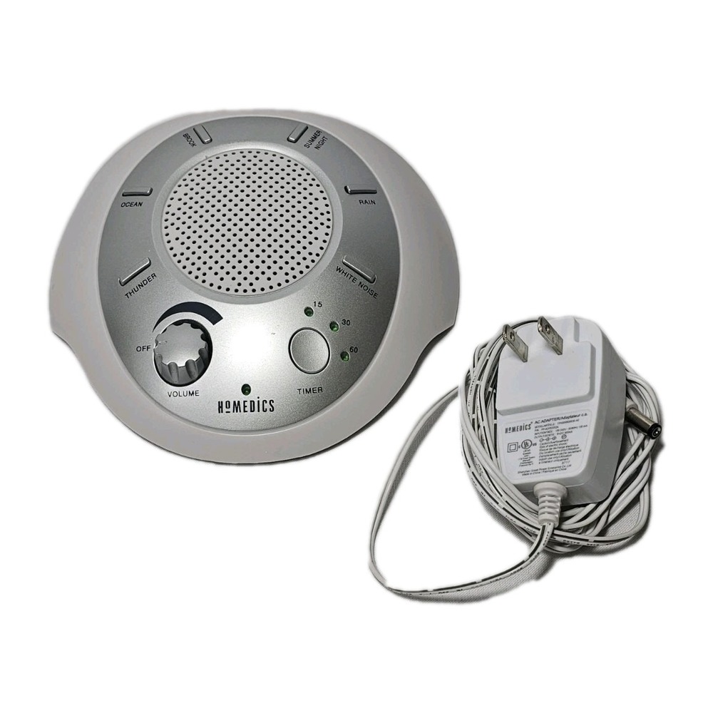 HoMedics Sound Spa Sleep Machine with Cord T20 & Battery Option Therapy SS-2000A